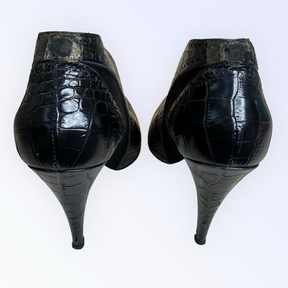 Escada Leather Ankle Boots 38 - Picture 5 of 10